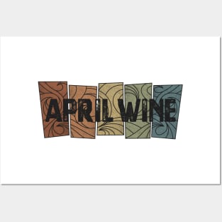 April Wine Retro Pattern Posters and Art